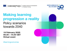 Save the Date Cedefop conference Making learning progression a reality